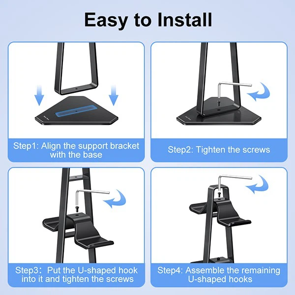 Gaming Headset Controller Stand installation Gaming Headset Controller Stand installation