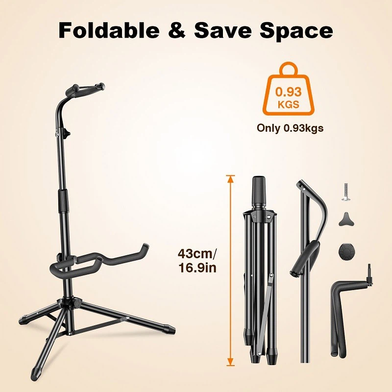Folding Metal Guitar Stand